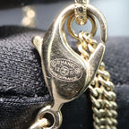 Chanel 3 Coco Mark Long Chain Necklace Pearl Multicolor Stone — view 7