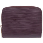 Louis Vuitton Zippy Coin Purse Epi M6015 K Leather Cassis Case Wallet