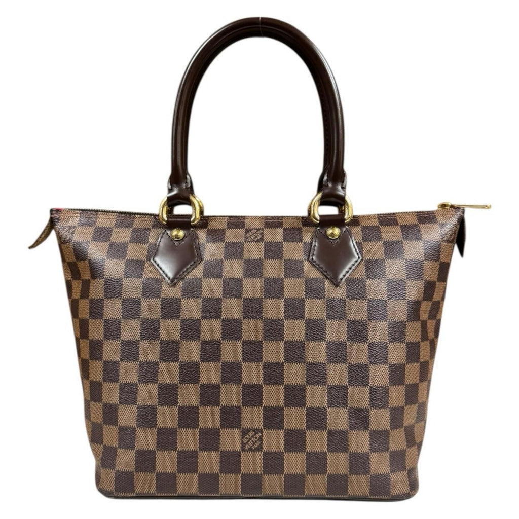 Louis Vuitton Saleya PM Damier Handbag Canvas Brown — view 3