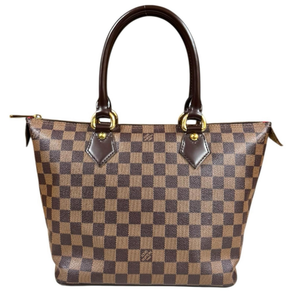 Louis Vuitton Saleya PM Damier Handbag Canvas Brown