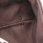 Hermes Handbag Acapulco PM Dark Brown Leather Canvas — view 6