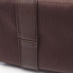 Hermes Handbag Acapulco PM Dark Brown Leather Canvas — view 7
