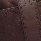 Hermes Handbag Acapulco PM Dark Brown Leather Canvas — view 9