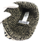 Dior Christian Wool Cashmere Logo Knit Cap Beige Black — view 7