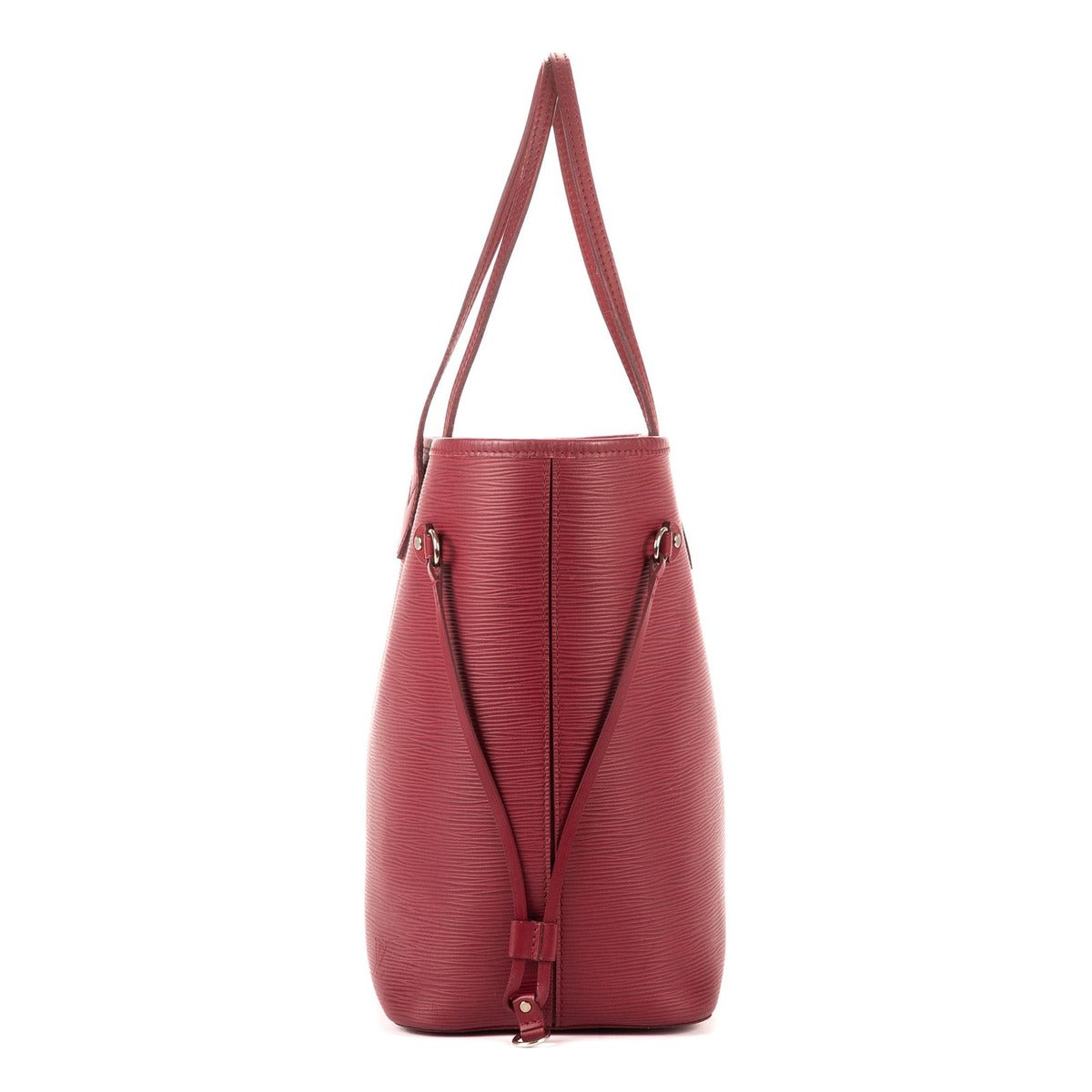 Louis Vuitton Neverfull Red Fuchsia Epi Handbag — view 3