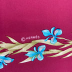 Hermes Scarf Silk Carre 90 Cheval Fleuri Flower Blooming Horse Bordeaux — view 7