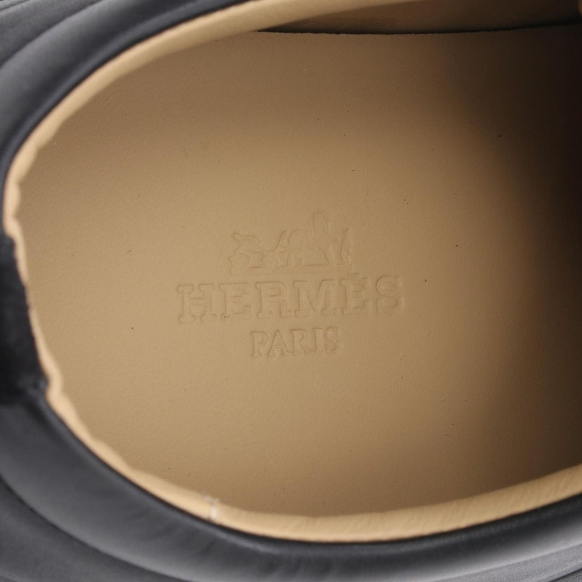 Hermes Sneakers Leather E-j-sneakers Black — view 5