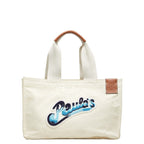 Loewe Paulas Ibiza Canvas White Ivory Blue