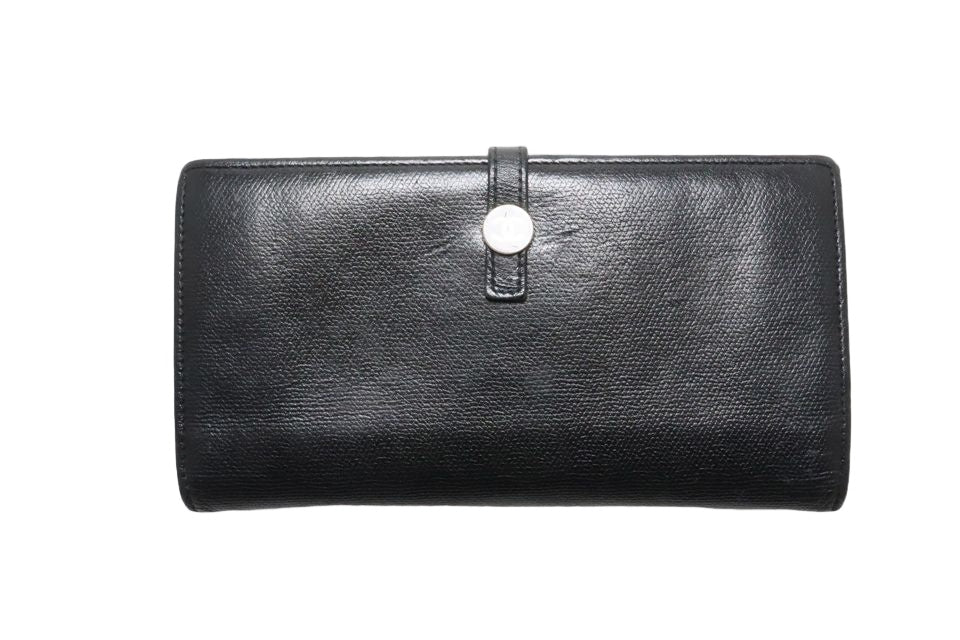 Chanel Leather Wallet Black