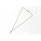 Chanel Coco Mark CC Rhinestone Silver White — view 2