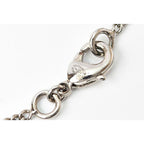 Chanel Coco Mark CC Rhinestone Silver White — view 7