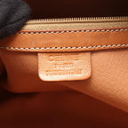 Celine Handbag Macadam Dark Brown Canvas Leather — view 4