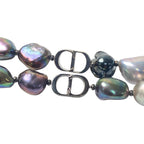 Dior Rose Pearl Freshwater Necklace Pendant Choker — view 7