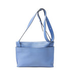 Loewe Web Media Messenger Blue Light Grain Calfskin Leather Blue. — view 5