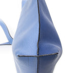 Loewe Web Media Messenger Blue Light Grain Calfskin Leather Blue. — view 7