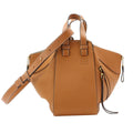 Loewe Hammock Small 2-Way Bag Leather Brown Gold