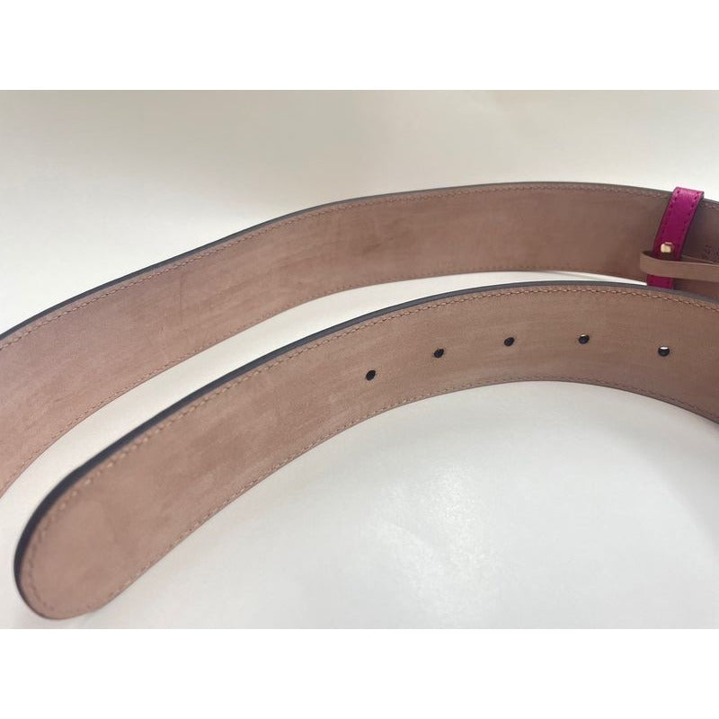 Gucci Belt GG Brown Beige Pink Fwcgg 8961 — view 3