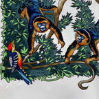 Hermes Carre 90 Sichuan Silk Scarf White — view 5