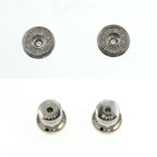Hermes Earrings Ava Buffalo-horn Black HAVA Silver Hardware Accessories — view 8