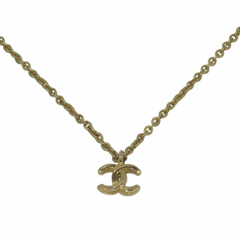 Chanel Coco Mark Necklace Accessories Total Weight 7.2 g 42 cm — view 2