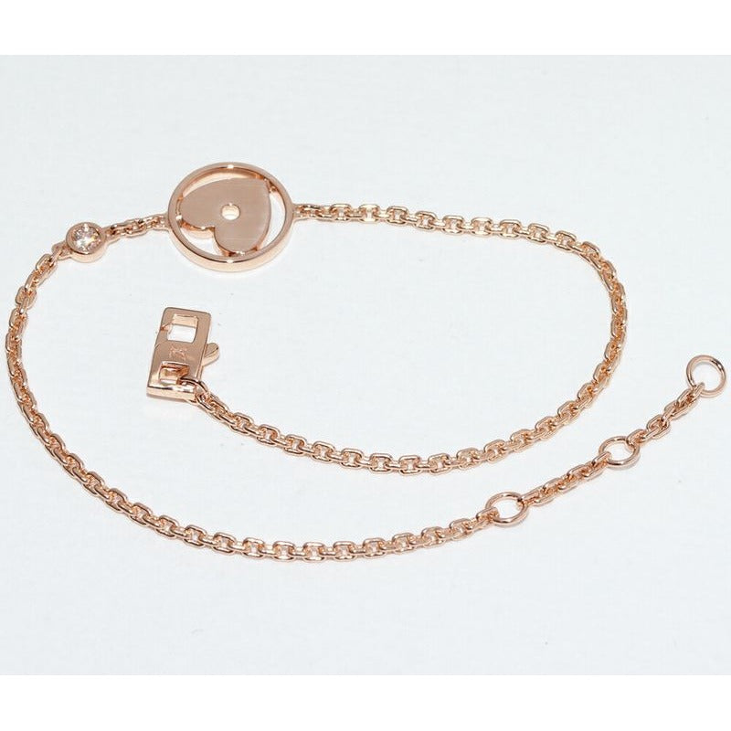 Louis Vuitton Bracelet 18K Pink Gold Diamond 1 P Monogram Idylle Cool — view 3