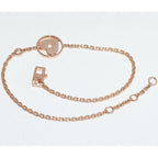 Louis Vuitton Bracelet 18K Pink Gold Diamond 1 P Monogram Idylle Cool — view 3