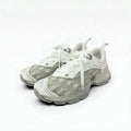 Christian Dior Sneakers Shoes Leather Rubber Fabric White Gray Logo