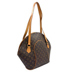 Louis Vuitton Ellipse Shopping Monogram Leather Brown Light Shoulder Bag Gold — view 2