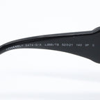 Chanel Sunglasses 888 T8 Black — view 4