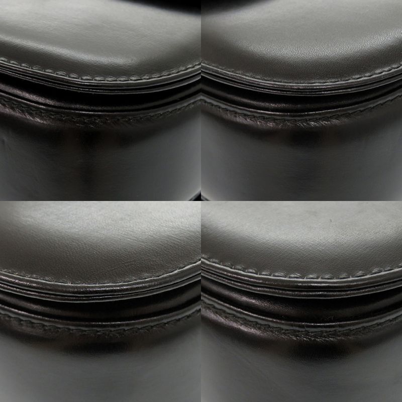 Gucci 2-Way Bamboo 000 2046 0188 Leather Black Handbag 1373 — view 5