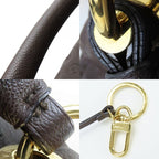 Louis Vuitton Shoulder Bag Artsy MM Monogram Empreinte Dark Brown — view 5