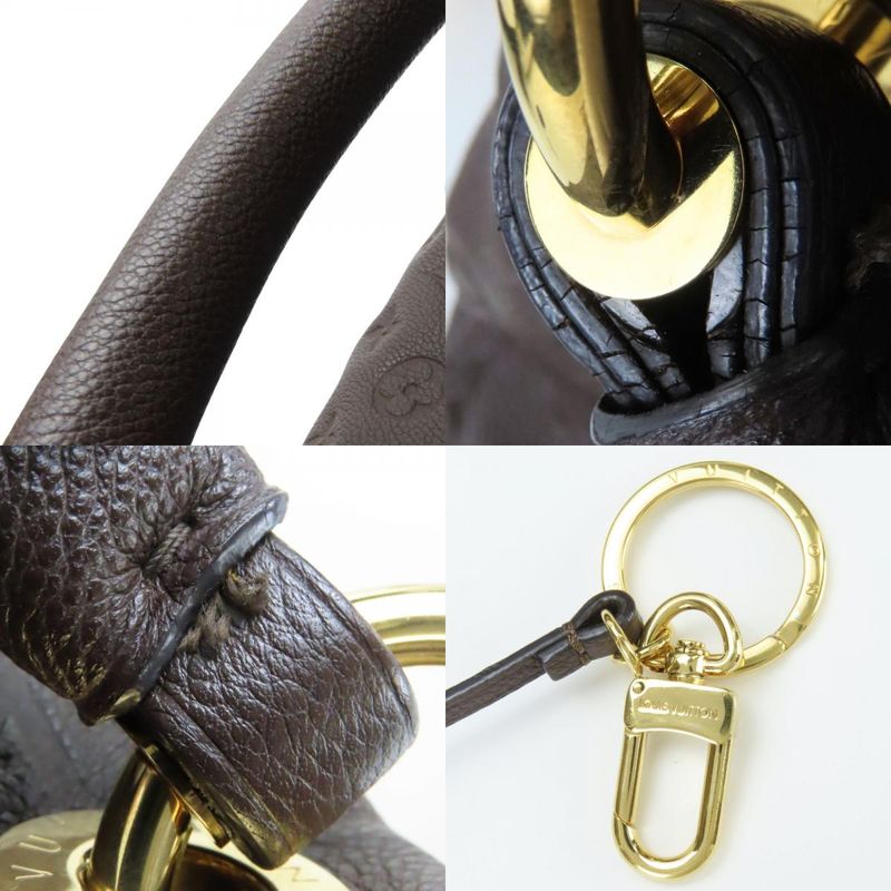 Louis Vuitton Shoulder Bag Artsy MM Monogram Empreinte Dark Brown — view 5