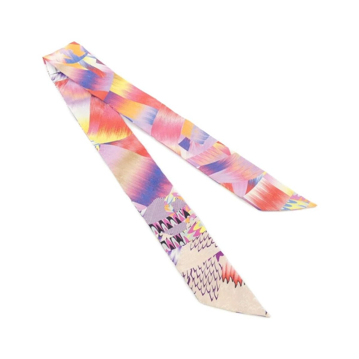 Hermes Twilly Marble Silk Scarf