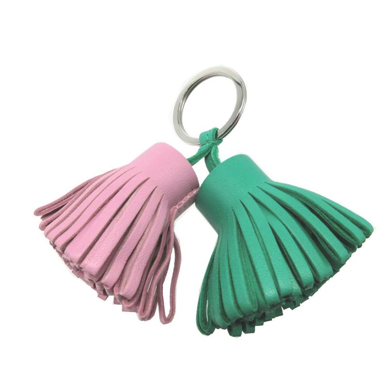 Hermes Carmen Unodos Annemiro Mint Mauve Sylvestre Bag Charm Key Holder 1132 — view 2