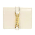 Gucci Jackie 1961 Leather Ivory Bifold Wallet 1093