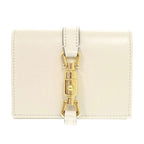 Gucci Jackie 1961 Leather Ivory Bifold Wallet 1093
