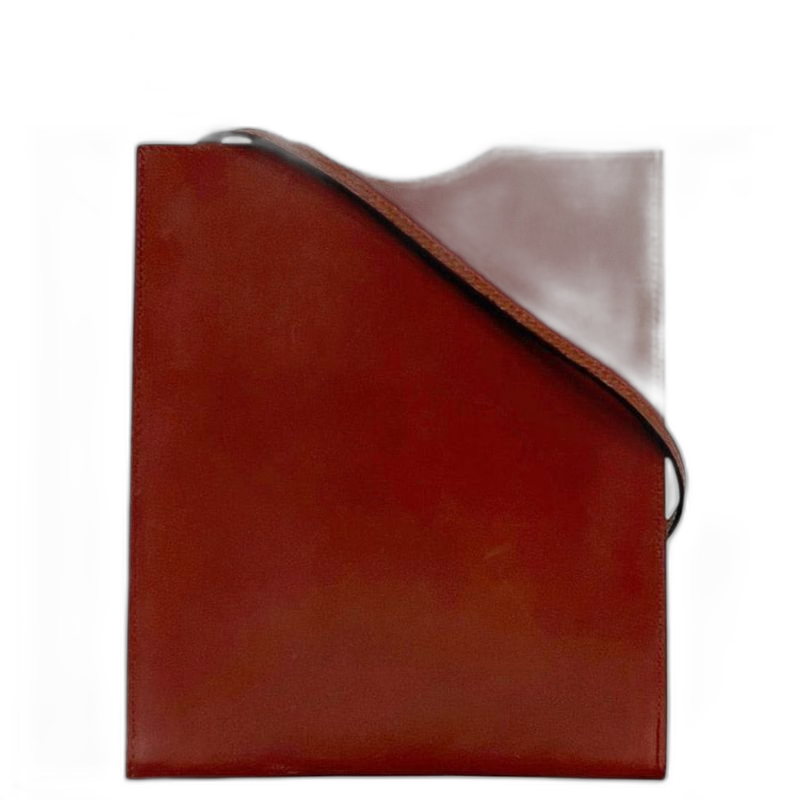 Hermes Shoulder Bag Onimetu Brown Leather