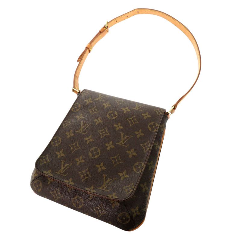 Louis Vuitton Musette Salsa Short Strap Monogram Brown Shoulder Bag — view 3