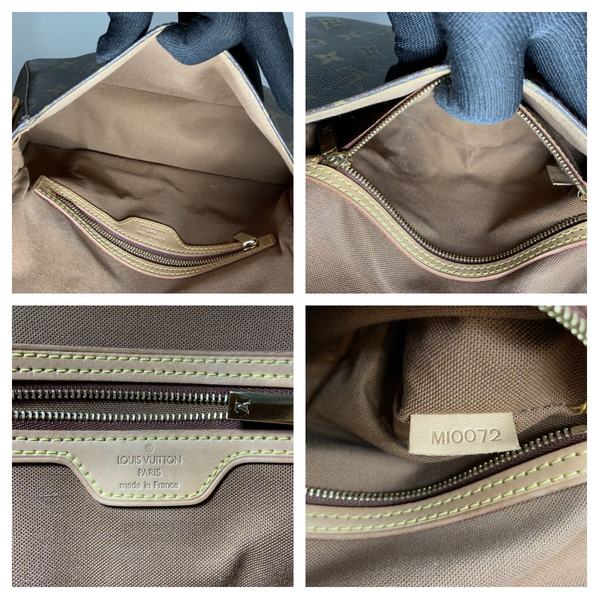 Louis Vuitton Monogram Mini Looping Semi-Shoulder Bag Brown — view 7