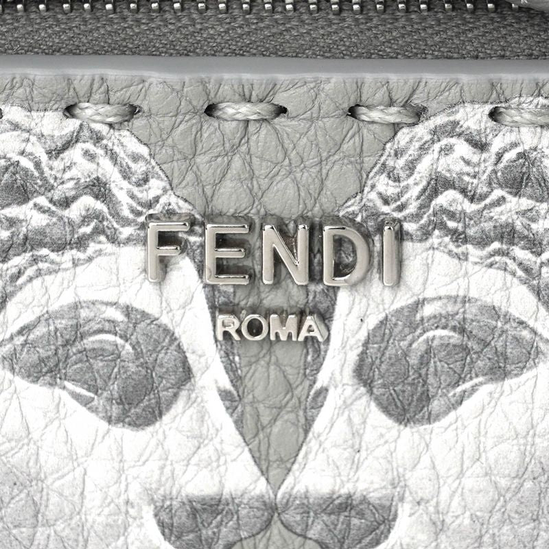 Fendi Trifold Wallet Beekaboo Gray — view 8