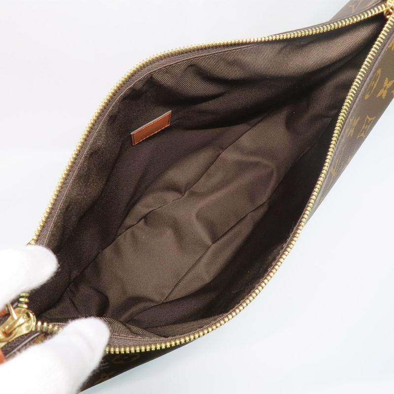Louis Vuitton Loup Hobo Monogram Reverse Shoulder Bag Brown — view 6