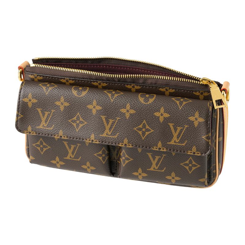 Louis Vuitton Shoulder Bag Vivacite Monogram Brown — view 4