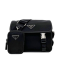 Prada Shoulder Bag Black Nero Tessuto