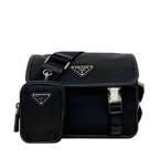 Prada Shoulder Bag Black Nero Tessuto