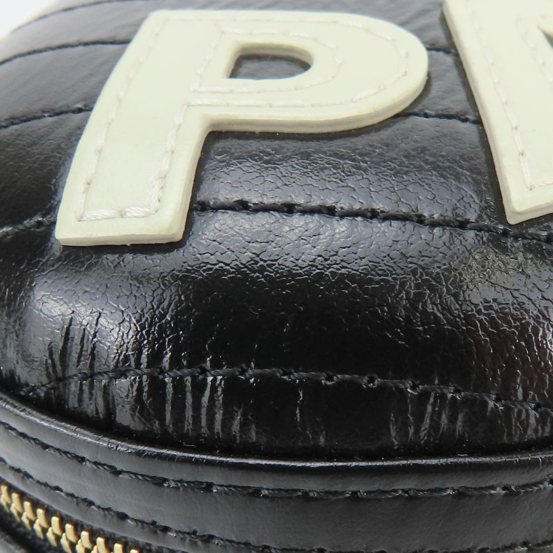 Chanel Shoulder Bag La Pausa Leather Black Gold Hardware V Stitching 26 th Chain — view 6
