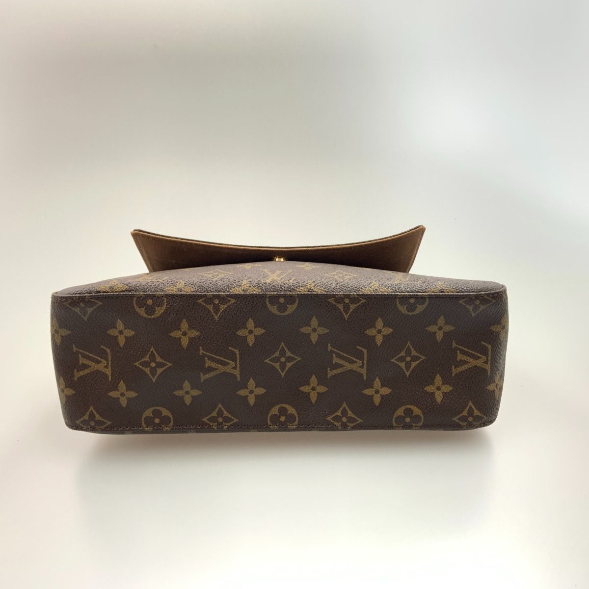 Louis Vuitton Monogram Mini Looping Semi-Shoulder Bag Brown — view 3