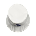 Hermes Hat Bucket Harper Emile Size 58 Cotton White Navy — view 5