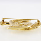 Chanel Coco Mark Quilted Gold Plated 34.3 g Brooch — view 5
