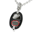 Hermes Necklace Mini Maillon PM Black Silver-color Chaine D'ancre — view 9