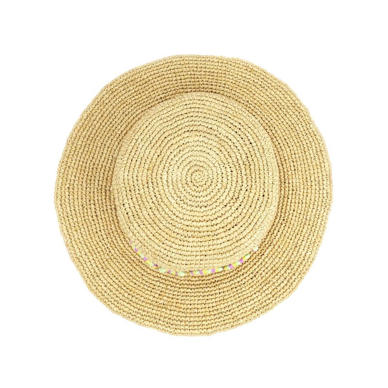 Gucci Straw Hat S Size 56 cm Beige Multicolor — view 6